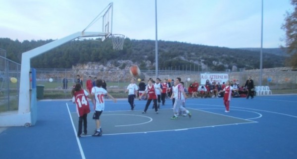 Στιγμιότυπο από αγώνα παίδων