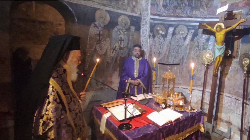 ΠΟΛΙΤΙΚΑ ΕΥΒΟΙΑΣ: Στο μοναστήρι της Παναγίας Περιβλέπτου ο Μητροπολίτης Χρυσόστομος