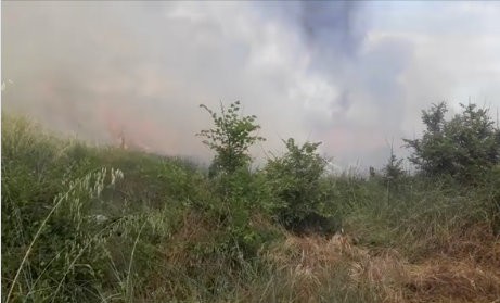 ΚΗΡΙΝΘΟΣ: Φωτιά στην Κρύα Βρύση