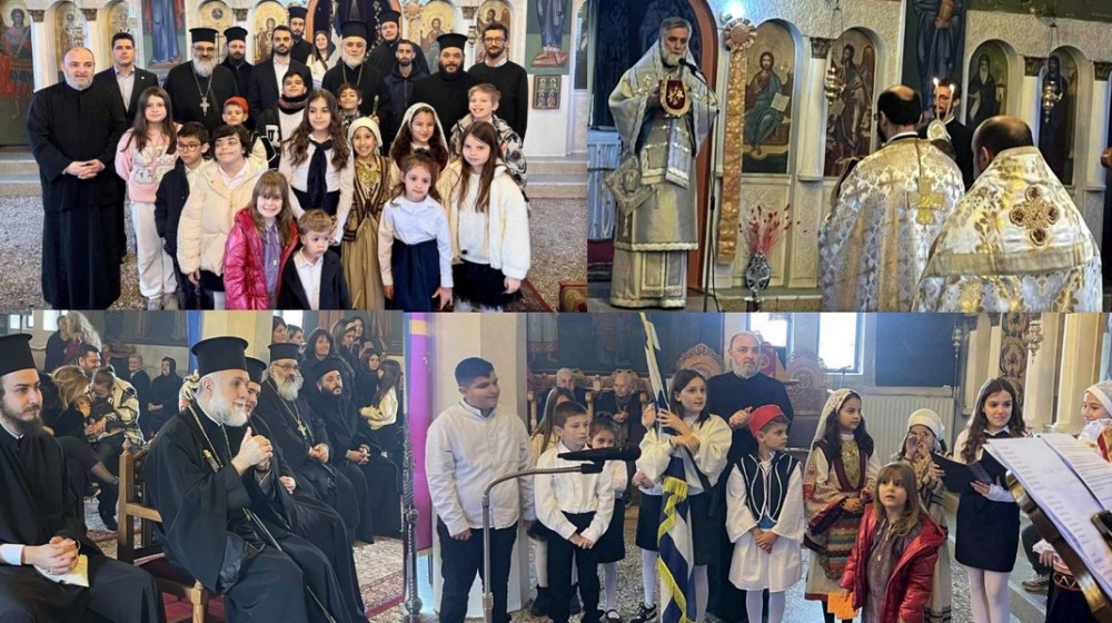 Επίσκεψη Επισκόπου Σκοπέλου στον Θεολόγο Διρφύων με μήνυμα μνήμης και παιδείας