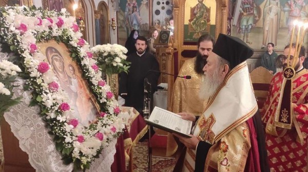 ΧΑΛΚΙΔΑ: Στο ναό των Ευβοέων Αγίων ο Μητροπολίτης κ. Χρυσόστομος για τους Α΄ Χαιρετισμούς