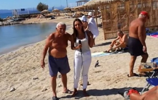 ΠΡΩΤΟΦΑΝΕΣ: Ηλικιωμένος την ...έπεσε στον αέρα σε δημοσιογράφο του ΣΚΑΪ (VIDEO)