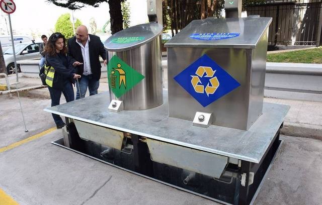 ΧΑΛΚΙΔΑ: Ξεκίνησε πιλοτικά να λειτουργεί το σύστημα υπόγειων κάδων