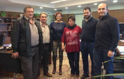 Συνάντηση του Φάνη Σπανού με συνδικαλιστές