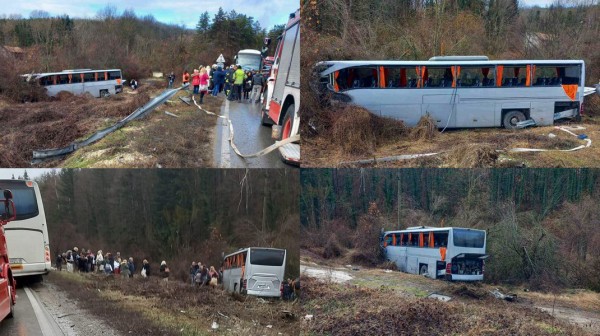 ΒΟΥΛΓΑΡΙΑ: Οκτώ Έλληνες τραυματίες σε τροχαίο με τουριστικό λεωφορείο