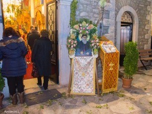 ΑΓΙΟΣ ΙΩΑΝΝΗΣ ΑΛΙΒΕΡΙΟΥ: Ιερή πανήγυρη για τον Όσιο Πορφύριο παρουσία του Αρχιεπισκόπου Ιερώνυμου