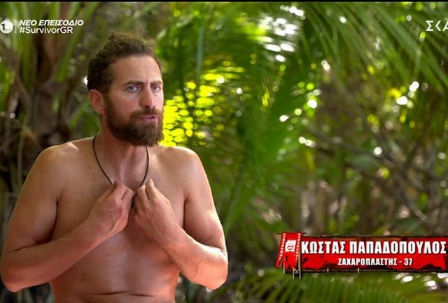 SURVIVOR: Αποχώρησε ο ...λογοπλάστης, ο Κώστας ο ζαχαροπλάστης (VIDEO)