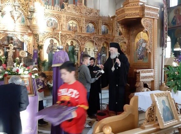 ΧΑΛΚΙΔΑ-ΚΑΝΗΘΟΣ: Η Ακολουθία του Νυμφίου στον ιερό ναό Αγίου Νεκταρίου