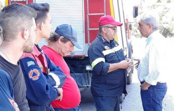 Μοίρασε συγχαρητήρια ο Σίμος Κεδίκογλου για την αντιμετώπιση της φωτιάς στο Κοντοδεσπότι