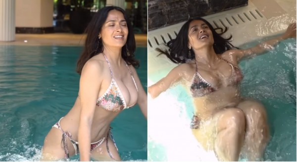 Η Σάλμα Χάγιεκ γιορτάζει με μπικίνι τους 25 εκατομμύρια followers στο Instagram