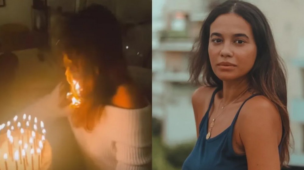 Πηνελόπη Πλάκα: Αρπαξαν φωτιά τα μαλλιά της ηθοποιού, ενώ έσβηνε την τούρτα των γενεθλίων της