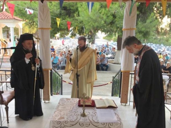 Στο Βατώντα ο Μητροπολίτης Πτολεμαΐδος για την γιορτή του Προφήτη Ηλία