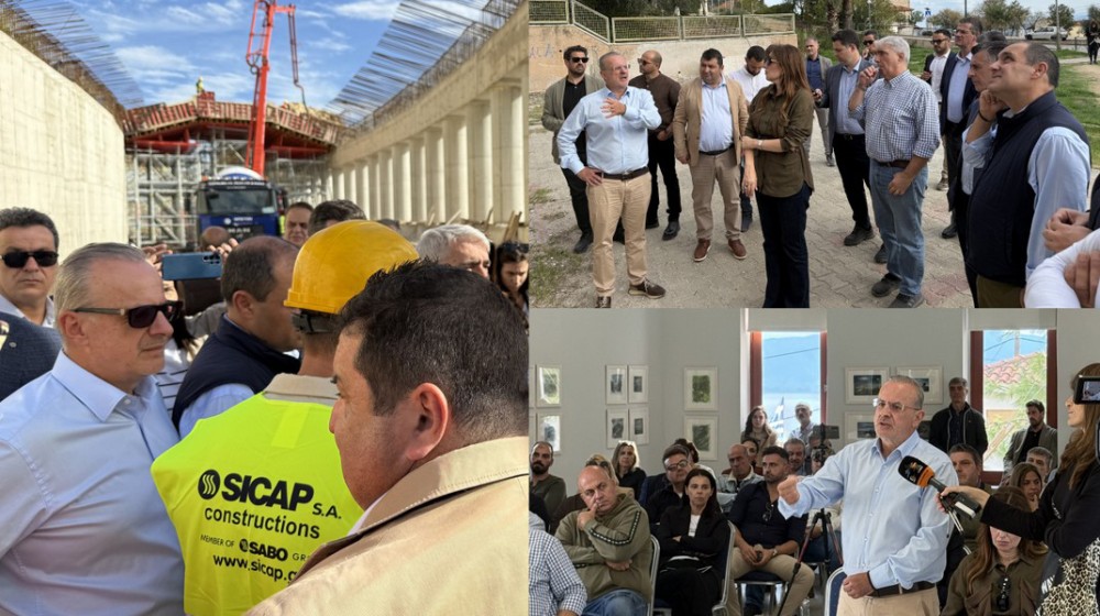 Δυσπιστία Ζεμπίλη και επιφυλάξεις στην κυβερνητική φιέστα στη Βόρεια Εύβοια
