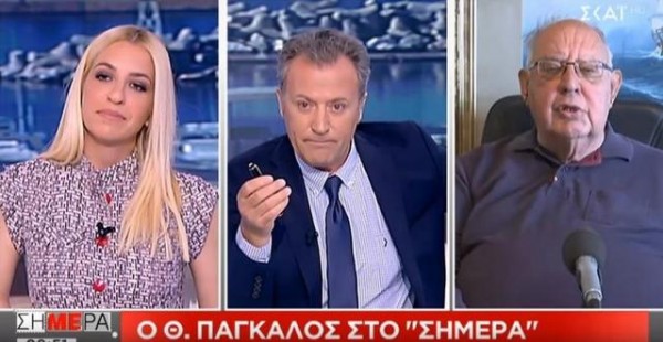 Χυδαίο υπονοούμενο Πάγκαλου κατά της δημοσιογράφου Μαρίας Αναστασοπούλου (VIDEO)