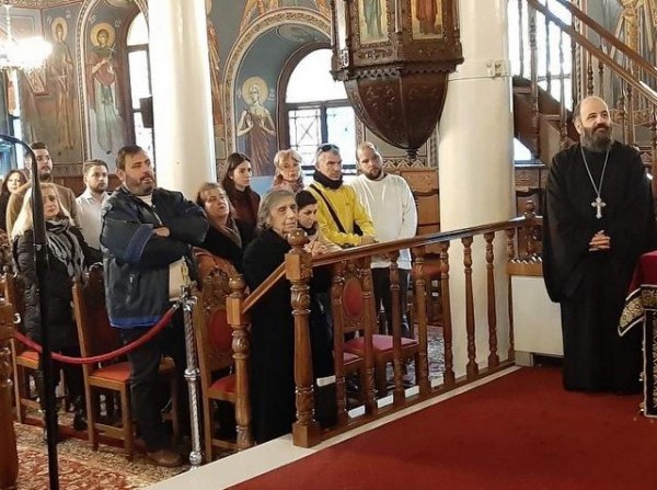 ΧΑΛΚΙΔΑ: Θεία Λειτουργία για την γιορτή του Αγίου Μάρκου του Κωφού