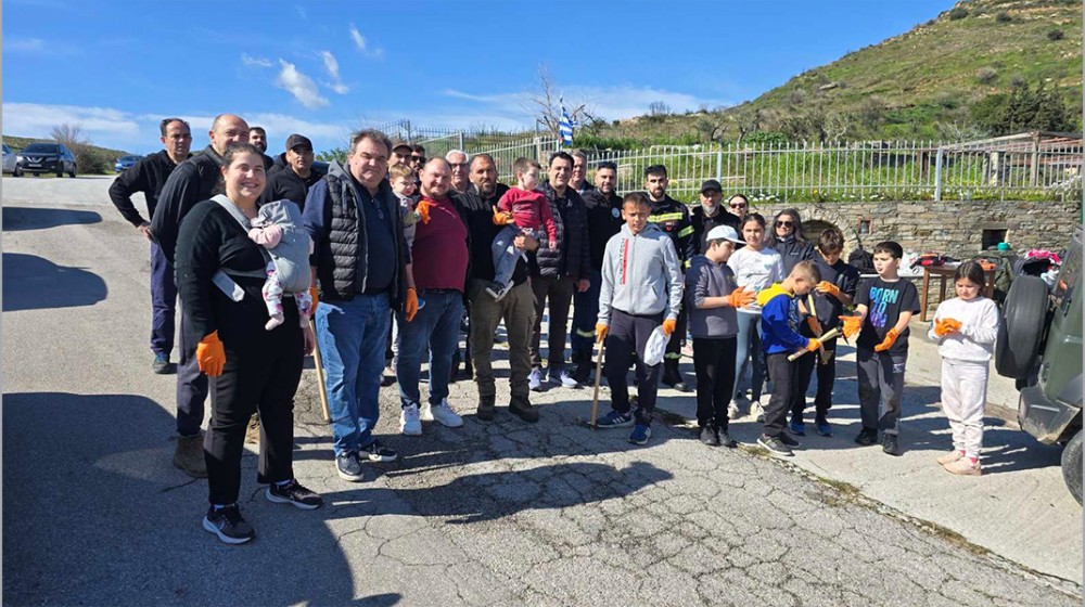 ΠΕΤΡΙΕΣ: Εθελοντές πρασίνισαν τα καμένα