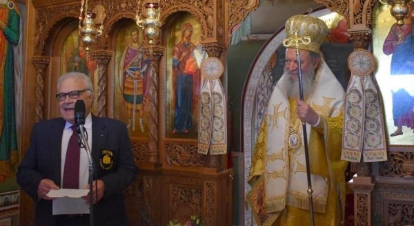 Στις Ροβιές ο Μητροπολίτης για χάρη του Άρχοντα του Οικουμενικού Πατριαρχείου (φωτό)