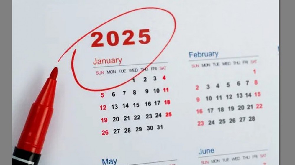 2025: Φουλ τριήμερα και δυο τετραήμερα το νέο έτος - Σε καθημερινές πέφτουν όλες οι αργίες