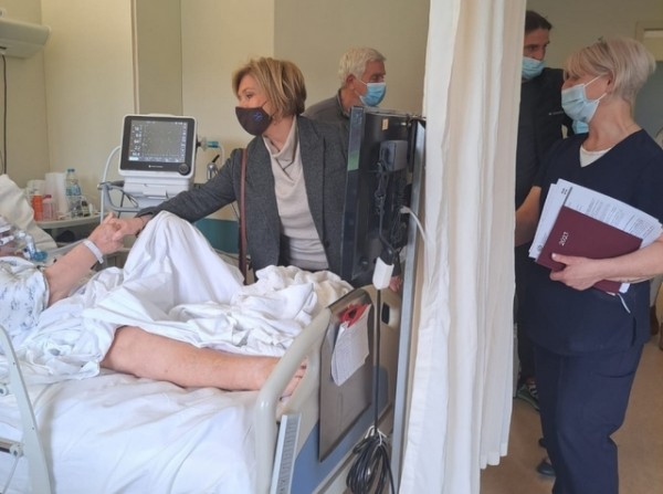 Μυστική επίσκεψη της Μίνας Γκάγκα στο Νοσοκομείο Χαλκίδας