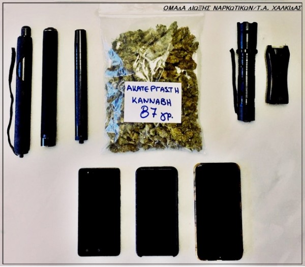 ΧΑΛΚΙΔΑ: Τρεις Έλληνες κατηγορούνται για διακίνηση ναρκωτικών – Οι δυο συνελήφθησαν την Παρασκευή