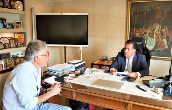 Επισκέφτηκε τον Άδωνι Γεωργιάδη ο Σπύρος Πνευματικός