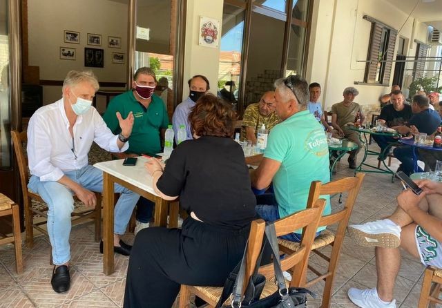 Ο Σπύρος Πνευματικός επισκέφτηκε τον Δήμο Ιστιαίας - Αιδηψού