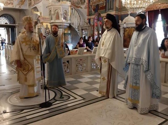 Στο Προκόπι ο Μητροπολίτης την Κυριακή της Πεντηκοστής