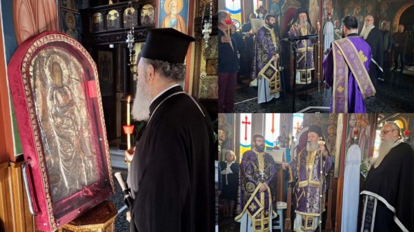 ΨΑΧΝΑ: Προηγιασμένη Θεία Λειτουργία στη Μονή Μονή Παναγίας Γοργοεπηκόου