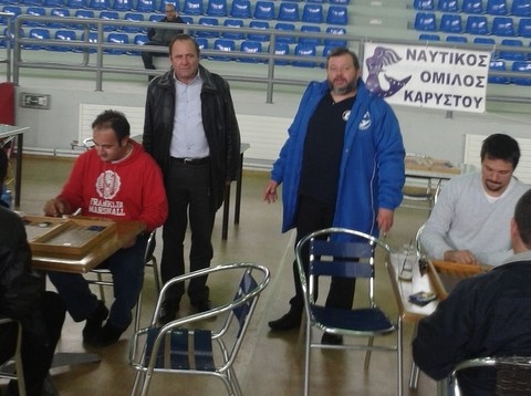 Ο Μάκης ήταν η ψυχή του τουρνουά τάβλι και πινγκ πονγκ