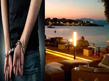 ΧΑΛΚΙΔΑ:Χειροπέδες σε Αλβανό που έκλεβε τραπεζοκαθίσματα από το Stavento