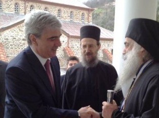 Εκπλήρωσε τάμα στο Άγιο Όρος ο Σίμος Κεδίκογλου