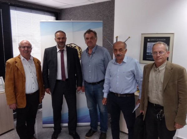 Συνάντηση Μαυραγάνη με Παγώνη για την δημιουργία πίστας ράλι κρος στην Χαλκίδα