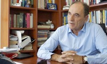 O Γιώργος Σταθάκης σήμερα στο Mega