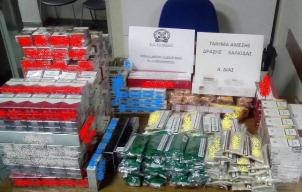 ΧΑΛΚΙΔΑ: Καταστηματάρχης προμηθευόταν λαθραία τσιγάρα και καπνό από Πακιστανό