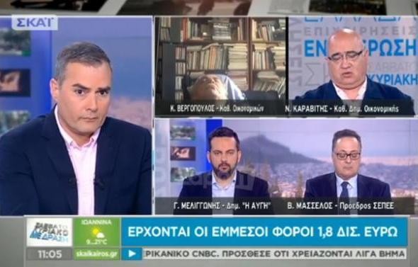 Καθηγητής οικονομικών κοιμήθηκε στον αέρα εκπομπής (VIDEO)