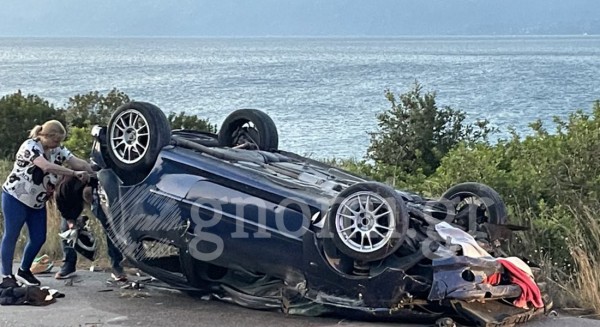 Τροχαίο ατύχημα στο δρόμο προς Λουκίσια