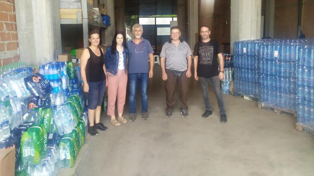 ΕΡΓΑΤΙΚΟ ΚΕΝΤΡΟ ΕΥΒΟΙΑΣ: Παραδόθηκε η πρώτη δόση της υλικής βοήθειας προς τους πληγέντες της Θεσσαλίας