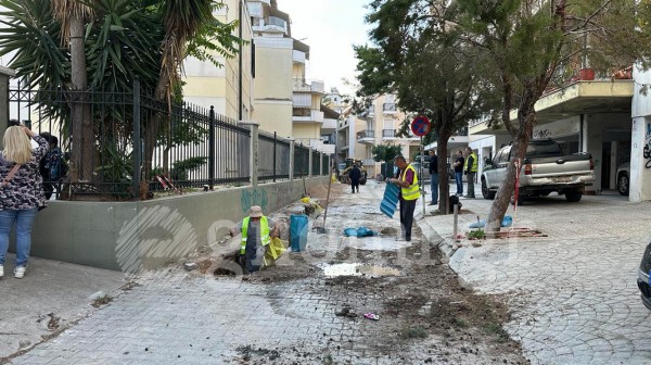 ΧΑΛΚΙΔΑ: Εργασίες στην οδό Ιφιγενείας για το φυσικό αέριο