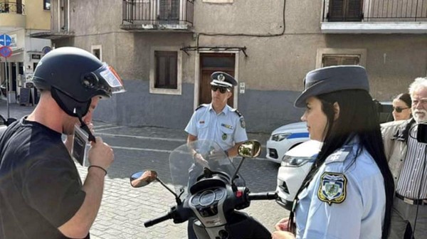 59 παραβάσεις για μη χρήση κράνους σε μία εβδομάδα στη Στερεά Ελλάδα
