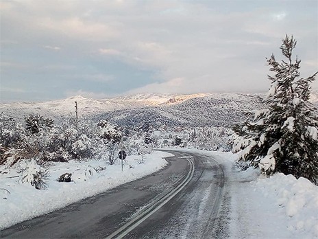 ΕΥΒΟΙΑ - ΧΙΟΝΙΑΣ 2019: Προβλήματα σε χωριά της Δίρφυς