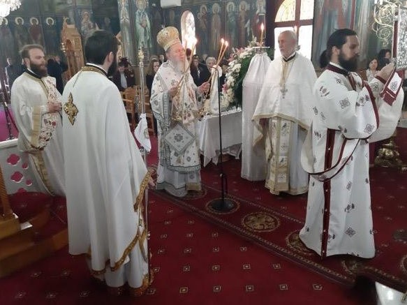 Σε Βασιλικό και Χαλκίδα λειτούργησε την Κυριακή ο Μητροπολίτης