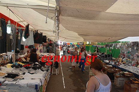 Χαλαρό ξεκίνημα για το παζάρι της Χαλκίδας με λίγο άγχος για τον καιρό
