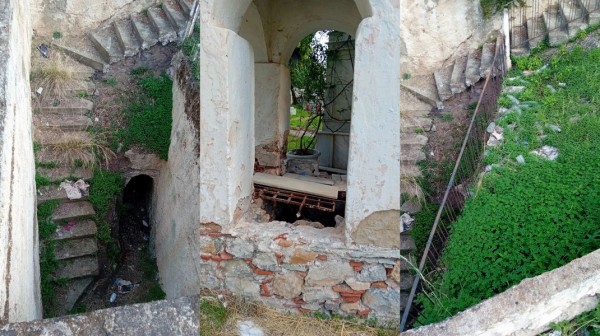 ΧΑΛΚΙΔΑ: Σκουπιδότοπος η κατακόμβη του Αγίου Ιωάννη