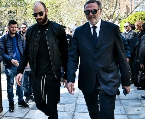 Παρών ο Βασίλης Σπανούλης στο αντίο του Θανάση Γιαννακόπουλου (VIDEO)