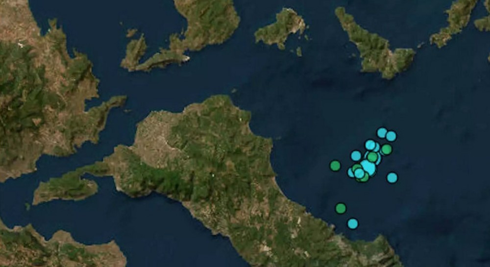 ΣΕΙΣΜΟΣ-ΕΥΒΟΙΑ: Πλήθος σεισμικών δονήσεων στη θαλάσσια περιοχή ανοιχτά του Μαντουδίου