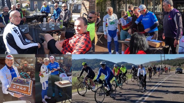 Ποδηλατική βόλτα και κοπή πίτας από τους ποδηλάτες της Χαλκίδας