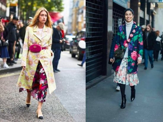 Έτσι θα φορέσεις τα floral κομμάτια της γκαρνταρόμπας σου και τον χειμώνα!