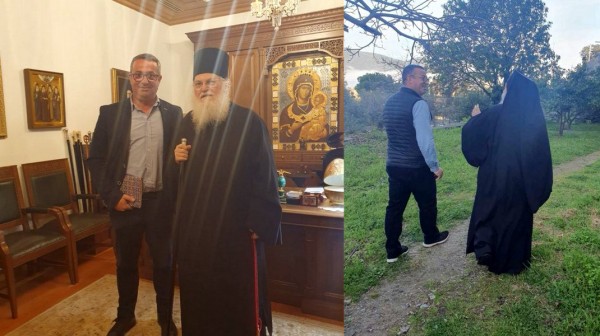 Στο Άγιο Όρος ο Δήμαρχος Ερέτριας Νίκος Γουρνής