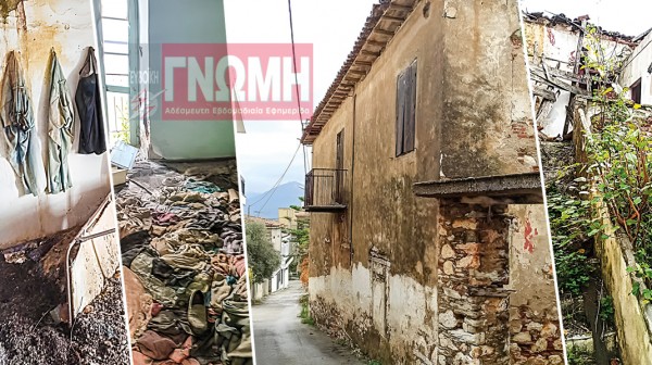 ΑΛΙΒΕΡΙ: Το αρχοντικό κατάντησε ερείπιο με κουτσουλιές
