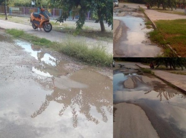 ΧΑΛΚΙΔΑ: Μαύρα χάλια για πολλοστή φορά στην οδό Μακεδονίας - Ο δρόμος έγινε πάλι ...ποτάμι